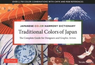 Japanese Color Harmony Dictionary: Traditional Colors: The Complete Guide for Designers and Graphic Artists (Over 2,750 Color Combinations and Patterns with CMYK and RGB References) kaina ir informacija | Knygos apie meną | pigu.lt