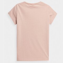 Marškinėliai moterims 4F 4FSS23TTSF27365S, oranžiniai kaina ir informacija | Marškinėliai moterims | pigu.lt