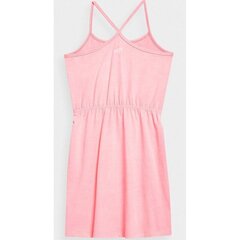 Suknelė mergaitėms 4F 4FJSS23TDREF02656S, rožinė kaina ir informacija | Suknelės mergaitėms | pigu.lt