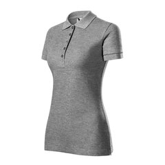 Polo marškinėliai moterims Malfini, pilki kaina ir informacija | Marškinėliai moterims | pigu.lt