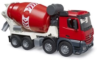 Vaikiškas cemento betonvežis Bruder MB Arocs, raudonas kaina ir informacija | Žaislai berniukams | pigu.lt