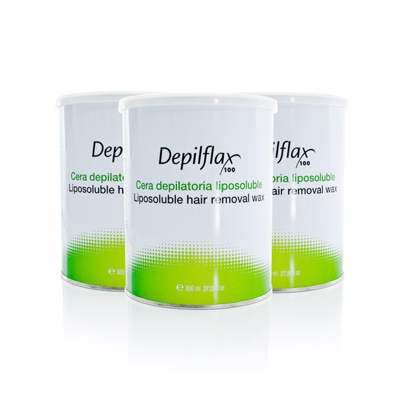 Depiliacinis vaškas Depilflax 100, natūrali, 800 ml kaina ir informacija | Depiliacijos priemonės | pigu.lt