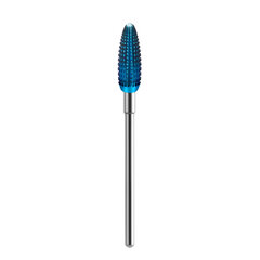 Kietmetalio frezos antgalis Exo Professional Hard Blue, cone 07, 1 vnt. цена и информация | Средства для маникюра и педикюра | pigu.lt