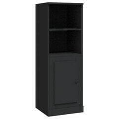 vidaXL Komoda, juodos spalvos, 36x35,5x103,5cm, apdirbta mediena цена и информация | Шкафчики в гостиную | pigu.lt
