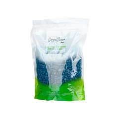Depliacinis vaškas Depilflax 100 Azul Blue, granulės, 1000 g kaina ir informacija | Depiliacijos priemonės | pigu.lt