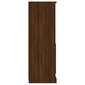 vidaXL Komoda, ruda ąžuolo, 36x35,5x103,5cm, apdirbta mediena kaina ir informacija | Svetainės spintelės | pigu.lt