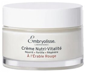 Atgaivinantis veido kremas Embryolisse Nutri Vitality Cream, 50 ml kaina ir informacija | Veido kremai | pigu.lt