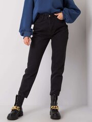 Женские черные джинсы из денима цена и информация | Женские джинсы | pigu.lt
