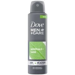 Дезодорант-спрей Dove Men Minerals Sage 48h - 150мл цена и информация | Дезодоранты | pigu.lt