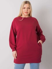 Блузка женская, бордовая цена и информация | Женские толстовки | pigu.lt