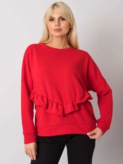 Džemperis moterims 2016103047673, raudonas kaina ir informacija | Džemperiai moterims | pigu.lt