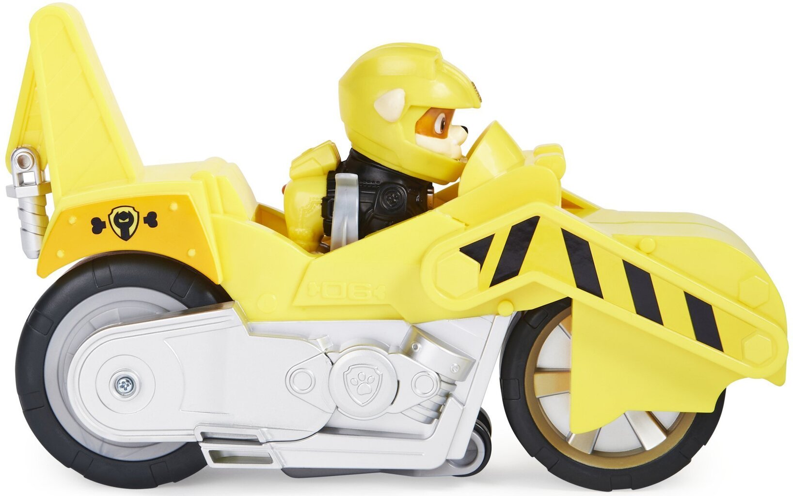 Figūrėlė ir motociklas Paw Patrol (Šunyčiai Patruliai) Rubble kaina ir informacija | Žaislai berniukams | pigu.lt