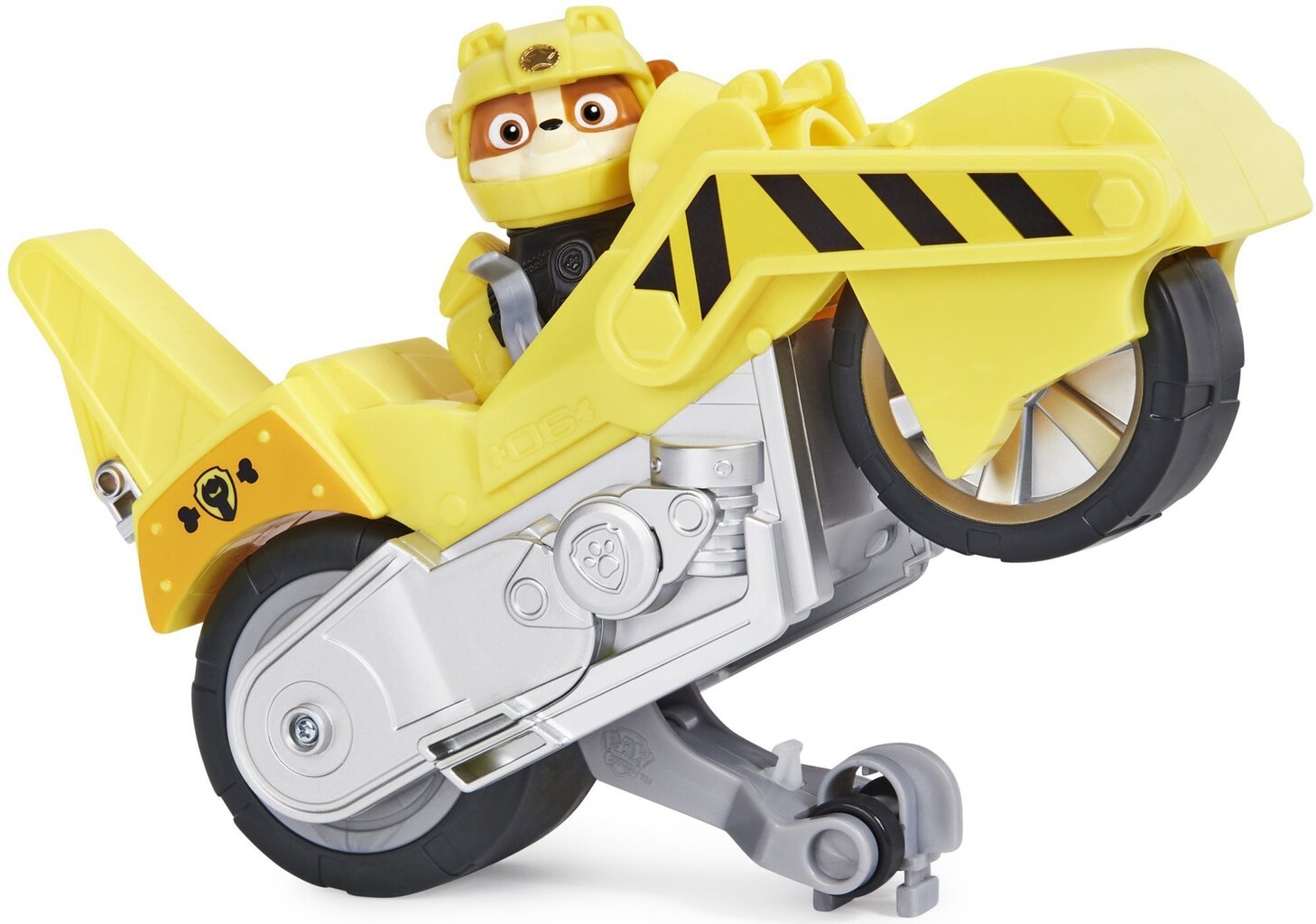 Figūrėlė ir motociklas Paw Patrol (Šunyčiai Patruliai) Rubble kaina ir informacija | Žaislai berniukams | pigu.lt