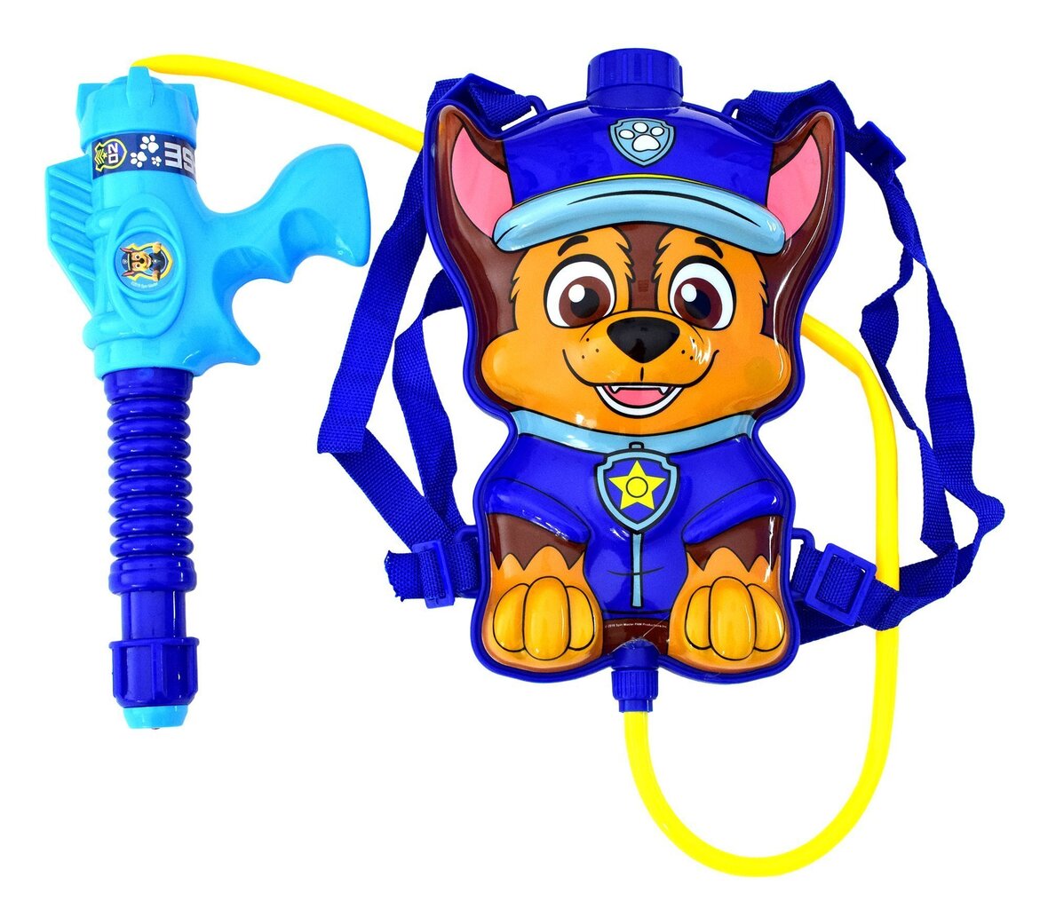 Vandens šautuvas su kuprine, Šunyčiai patruliai (Paw Patrol) Chase цена и информация | Vandens, smėlio ir paplūdimio žaislai | pigu.lt