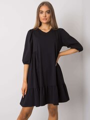 Женская черная блузка больших размеров цена и информация | Платья | pigu.lt
