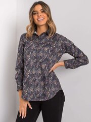 Marškiniai moterims Rue Paris, pilki цена и информация | Женские блузки, рубашки | pigu.lt