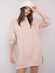 Женская рубашка с принтом RUE PARIS, бежевая  цена и информация | Платья | pigu.lt