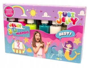Набор для творчества Tubi Jelly - Русалки (6 цвета), Tuban TU3322 цена и информация | Развивающие игрушки | pigu.lt