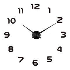 3D настенные часы 60-120 cm цена и информация | Часы | pigu.lt