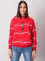 Džemperis moterims Relevance 2016103097845, raudonas kaina ir informacija | Džemperiai moterims | pigu.lt