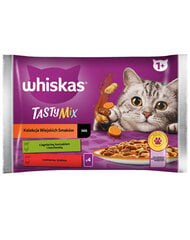Whiskas su jautiena ir vištiena, 52x85 g kaina ir informacija | Konservai katėms | pigu.lt