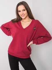 Džemperis moterims Rue Paris, raudonas kaina ir informacija | Džemperiai moterims | pigu.lt