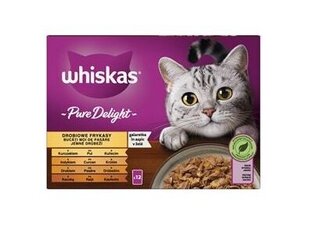 Whiskas su vištiena, kalakutiena, paukštiena ir antiena, 48x85 g kaina ir informacija | Konservai katėms | pigu.lt