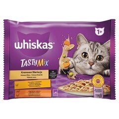 Корм Whiskas Adult с курицей и овощами, бараниной и индейкой, 52х85 г цена и информация | Консервы для кошек | pigu.lt