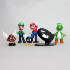Figūrėlių rinkinys Super Mario Bros, 6 vnt kaina ir informacija | Žaislai berniukams | pigu.lt