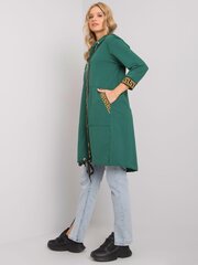 Женское зеленое платье больших размеров цена и информация | Женские толстовки | pigu.lt