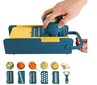 Inna daržovių pjaustyklė, mėlyna kaina ir informacija | Virtuvės įrankiai | pigu.lt