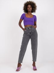 Женские черные джинсы из денима цена и информация | Джинсы для женщин | pigu.lt