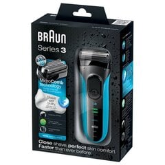 Braun Series 3 ProSkin 3045s Бритва с сеткой Триммер Черный, Синий цена и информация | Электробритвы | pigu.lt