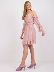Женское розовое повседневное платье цена и информация | Платья | pigu.lt