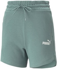 Женские шорты Puma Ess 5" High Waist 848339 90/XS, зеленые цена и информация | Велосипедки женские | pigu.lt