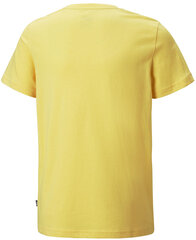 Футболки Puma Ess Logo Tee Yellow 586960 43 586960 43/152 цена и информация | Рубашки для мальчиков | pigu.lt