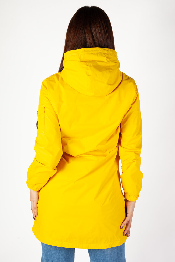 Lietpaltis moterims Voile Bleue, geltonas kaina ir informacija | Paltai moterims | pigu.lt