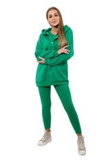 Женский темно-зеленый комплект Casual цена и информация | Спортивная одежда для женщин | pigu.lt
