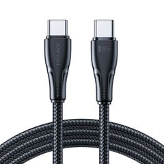 USB кабель Joyroom S-CC100A11 Type-C to Type-C 100Вт, 1.2 м, черный цена и информация | Кабели для телефонов | pigu.lt