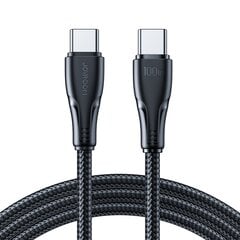 USB кабель Joyroom S-CC100A11 Type-C to Type-C 100Вт, 1.2 м, белый цена и информация | Кабели для телефонов | pigu.lt