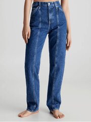 Calvin Klein Jeans High Rise Straight Utility 30' 560075895 цена и информация | Джинсы для женщин | pigu.lt