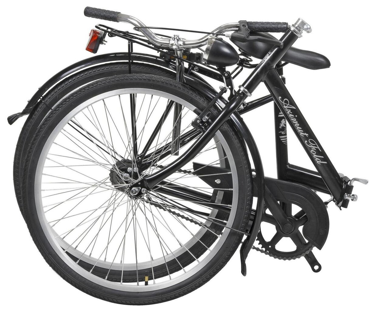Sulankstomas dviratis Azimut Fold 24" 2023, juodas kaina ir informacija | Dviračiai | pigu.lt