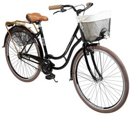 Велосипед Azimut Retro Lux 28" 2023, черный цвет цена и информация | Велосипеды | pigu.lt