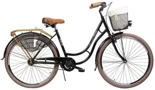 Велосипед Azimut Retro Lux 28" 2023, черный цвет цена и информация | Велосипеды | pigu.lt