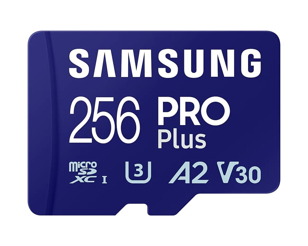 Samsung microSD Card SB PRO Plus 256 GB kaina ir informacija | Atminties kortelės telefonams | pigu.lt