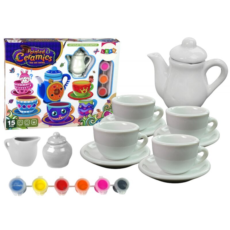 Kūrybinis arbatos rinkinys Lean Toys цена и информация | Žaislai mergaitėms | pigu.lt