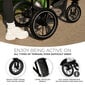 Sportinis vežimėlis Kinderkraft Helsi, Black kaina ir informacija | Vežimėliai | pigu.lt