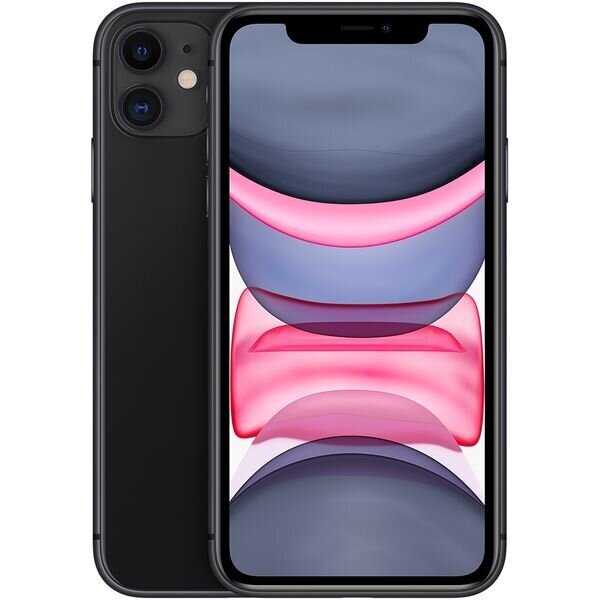 Apple iPhone 11 64GB Black MHDA3RM/A kaina ir informacija | Mobilieji telefonai | pigu.lt