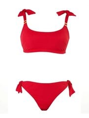 Dviejų dalių maudymosi kostiumėlis nėščioms moterims Cache Coeur BK222, raudonas kaina ir informacija | Maudymosi kostiumėliai | pigu.lt