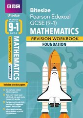 BBC Bitesize Edexcel GCSE (9-1) Maths Foundation Revision Workbook - 2023 and 2024 exams: for home learning, 2022 and 2023 assessments and exams цена и информация | Книги для подростков  | pigu.lt
